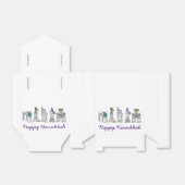 ハッピーハヌカーNYCニューヨークシティハヌカー（ユダヤ教の祭り）ホリデー フェイバーボックス (折り畳みなし)