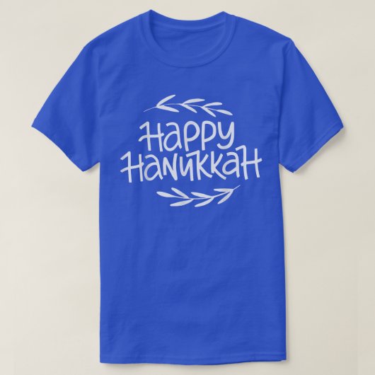 ハッピーハヌカーTシャツ Tシャツ (デザイン正面)