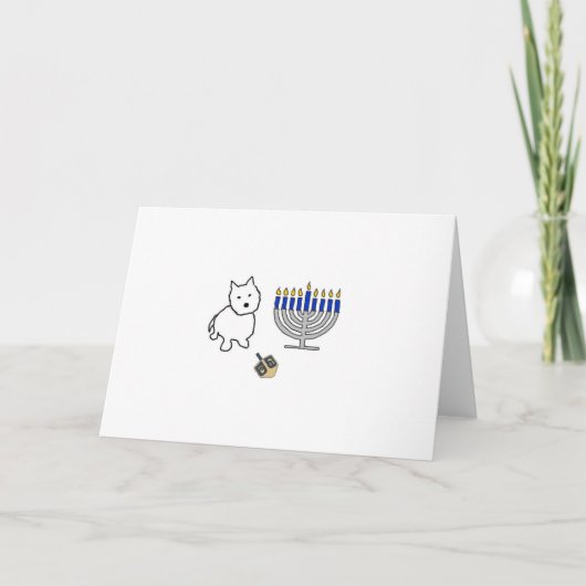 ハッピーハヌカ シーズンカード (正面)