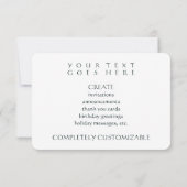 ハッピーハヌカ・ボケライト 招待状 (裏面)