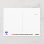 ハッピーハヌキャット |ハヌカーのセーターの猫 ポストカード (裏面)