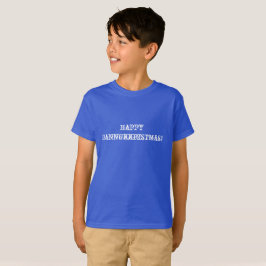 ハッピーハヌクリストマ!ハヌカーとクリスマス1年 Tシャツ