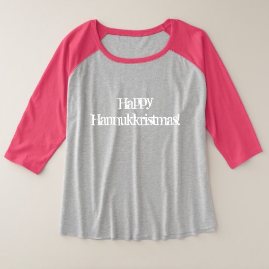 ハッピーハヌクリストマ！ Tシャツ (デザイン正面)