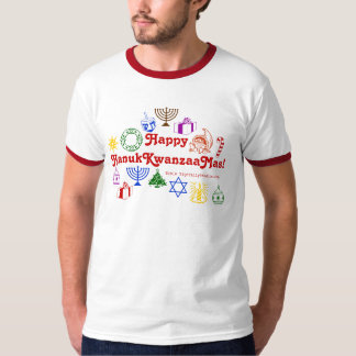 ハッピーハヌクワンザマス! Tシャツ