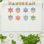 ハッピーハヌッカキッチンタオル キッチンタオル (折り畳み)