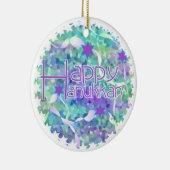 ハッピーハヌッカキープサケオーナメント セラミックオーナメント (右)