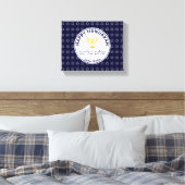 ハッピーハヌッカシャロムアリケムピーストゥーユー キャンバスプリント (インサイチュ (寝室))