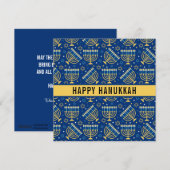 ハッピーハヌッカスターオブデイビッドキュートトレンディー シーズンカード (正面/裏面)