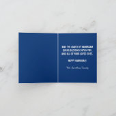 ハッピーハヌッカスターオブデイビッドキュートトレンディー シーズンカード (内部)