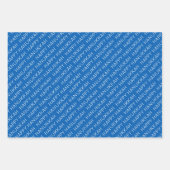 ハッピーハヌッカスターオブデイビッドホリディ信仰 ラッピングペーパーシート (正面2)