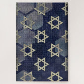 ハッピーハヌッカスターオブデイヴィッド（ユダヤ教）メノラードレデルスリップ ジグソーパズル (縦)