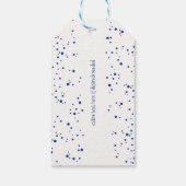 ハッピーハヌッカスノーブレスホリデーギフトラベル ギフトタグ (裏面)