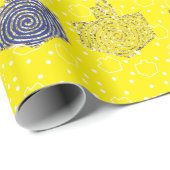 「ハッピーハヌッカドレデルピンホイールズ」ラッピング紙 ラッピングペーパー (ロールコーナー)