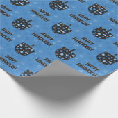 ハッピーハヌッカドレデル切り出し ラッピングペーパー (角)