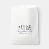 ハッピーハヌッカニューヨークシティNYCハヌカー（ユダヤ教の祭り）ホリデー フェイバーバッグ (正面)