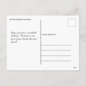 ハッピーハヌッカフォトポストカード – HAMbWGホリディポスト シーズンポストカード (裏面)