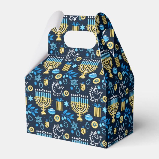 ハッピーハヌッカフビーボックス フェイバーボックス (裏面サイド)