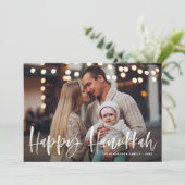 ハッピーハヌッカブラシレタリング写真 シーズンカード (スタンド正面)