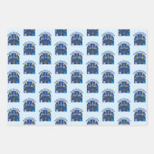 ハッピーハヌッカホリデイフェスティバル ラッピングペーパーシート (正面)