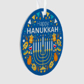 ハッピーハヌッカホリデイ オーナメント (正面)
