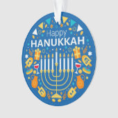 ハッピーハヌッカホリデイ オーナメント (正面)