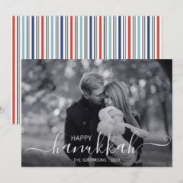 ハッピーハヌッカホリデーフォトカード シーズンカード