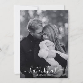 ハッピーハヌッカホリデーフォトカード シーズンカード