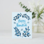 ハッピーハヌッカボタニカルウォーター色 シーズンポストカード (スタンド正面)