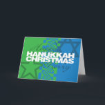 ハッピーハヌッカメリークリスマスカード シーズンカード<br><div class="desc">これは私たちの多くのハヌカーとハヌカー/クリスマスカードの1つである。これらのカードはecardsとしてwww.OurJewishCommunity.orgでも入手できる</div>