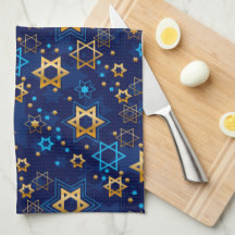 ハッピーハヌッカユダヤ人スター（ユダヤ教）メノラーブルーキッチン