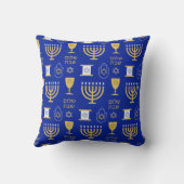 ハッピーハヌッカユダヤ クッション (裏面)