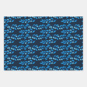 ハッピーハヌッカラッピング紙セット3 ラッピングペーパーシート (正面2)