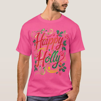「ハッピーハプライーおもしろいティー」 Tシャツ