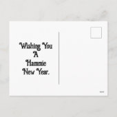 ハッピーハミエニューイヤーホリデーハガキ シーズンポストカード (裏面)