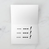 ハッピーハムサンタクリスマスカード シーズンカード (内部)