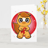 ハッピーハムスターの日 カード (黄色い花)