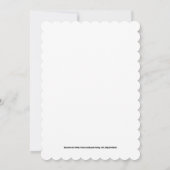 ハッピーハムスターフラットグリーティングカード 招待状 (裏面)