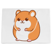 ハッピーハムスター抱き枕 ラージペーパーバッグ (正面)