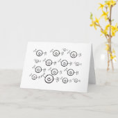 ハッピーハムズグループグリーティングカスタマイズカード！ カード (黄色い花)