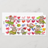 ハッピーハルダイズのクリスマスカード シーズンカード (正面/裏面)