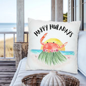 ハッピーハルダイズカニトロピカルビーチクリスマス クッション