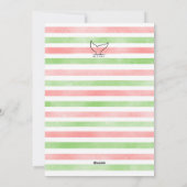 ハッピーハルダイズカニビーチトロピカルクリスマス シーズンカード (裏面)