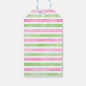 ハッピーハルダイズフラミンゴサンタトロピカルクリスマス ギフトタグ (裏面)