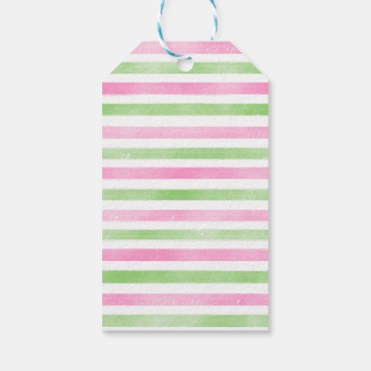 ハッピーハルダイズフラミンゴサンタトロピカルクリスマス ギフトタグ (裏面)