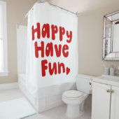 ハッピーハレおもしろい シャワーカーテン (インサイチュ)
