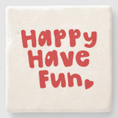 ハッピーハレおもしろい ストーンコースター (正面)