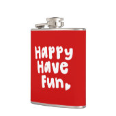 ハッピーハレおもしろい フラスク (左)