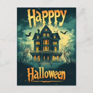 ハッピーハロウィンお化け屋敷 シーズンポストカード