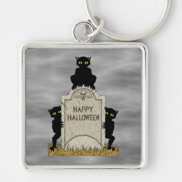 ハッピーハロウィンに集う三悪魔 キーホルダー
