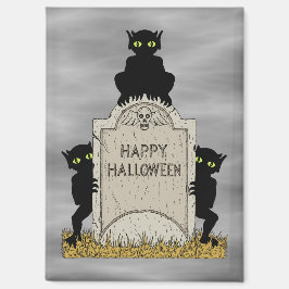 ハッピーハロウィンに集う三悪魔 マグネット